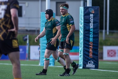 100525 - Nant Conwy v Bethesda - North Wales Division 1 Cup Final - Sam Hughes scores another try