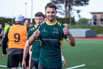 100525 - Nant Conwy v Bethesda - North Wales Division 1 Cup Final - Caron Davies celebrates at full time