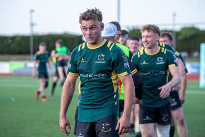 100525 - Nant Conwy v Bethesda - North Wales Division 1 Cup Final - Nant Conwy players celebrate at full time