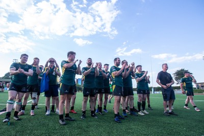 100525 - Nant Conwy v Bethesda - North Wales Division 1 Cup Final - Nant Conwy players celebrate at full time