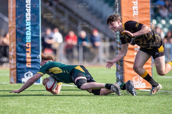 100525 - Nant Conwy v Bethesda - North Wales Division 1 Cup Final - Nant Conwy’s Tomos Williams extends his side’s advantage with another try in the second half