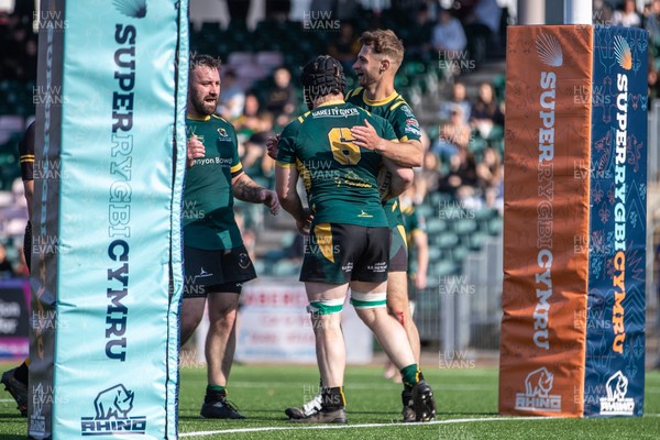 100525 - Nant Conwy v Bethesda - North Wales Division 1 Cup Final - Sam Hughes scores his second try of the game