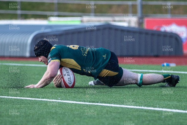 100525 - Nant Conwy v Bethesda - North Wales Division 1 Cup Final - Sam Hughes scores another try