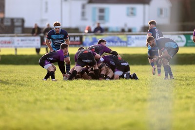 100126 - Narberth v Pontypridd RFC - WRU Premiership - Joel Raikes of Pontypridd