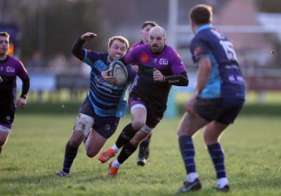 100126 - Narberth v Pontypridd RFC - WRU Premiership - Dale Stukely of Pontypridd