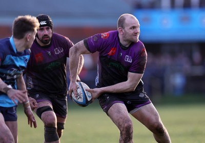 100126 - Narberth v Pontypridd RFC - WRU Premiership - Cameron Tyler-Grocott of Pontypridd