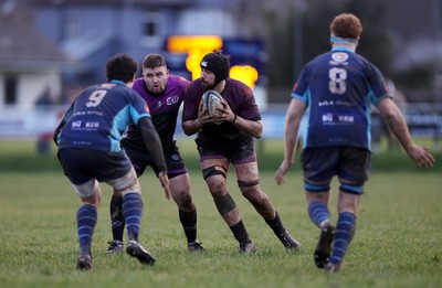 100126 - Narberth v Pontypridd RFC - WRU Premiership - Joe Miles of Pontypridd