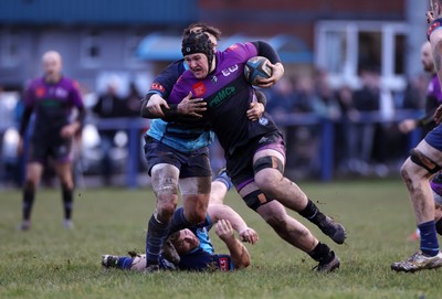 100126 - Narberth v Pontypridd RFC - WRU Premiership - Ethan Evans of Pontypridd