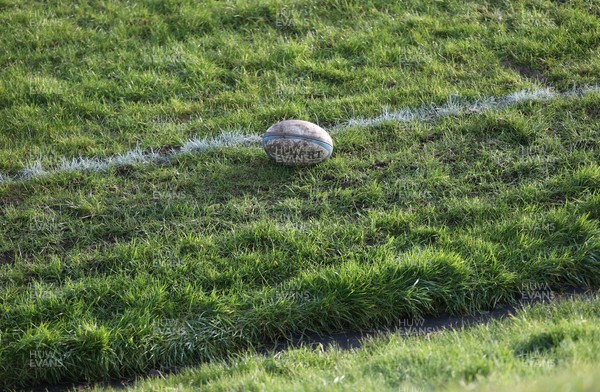 100126 - Narberth v Pontypridd RFC - WRU Premiership - Rugby ball