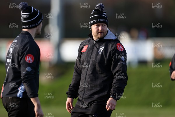 100126 - Narberth v Pontypridd RFC - WRU Premiership - Pontypridd Head Coach Kristian Parker
