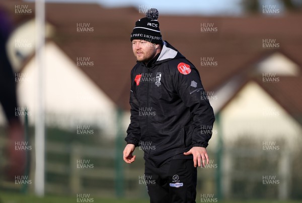 100126 - Narberth v Pontypridd RFC - WRU Premiership - Pontypridd Head Coach Kristian Parker