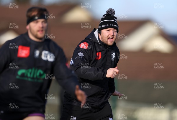 100126 - Narberth v Pontypridd RFC - WRU Premiership - Pontypridd Head Coach Kristian Parker