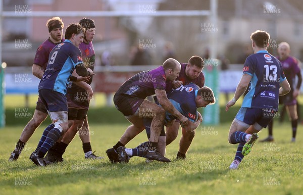 100126 - Narberth v Pontypridd RFC - WRU Premiership - Ashley Sutton of Narberth 