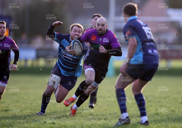 100126 - Narberth v Pontypridd RFC - WRU Premiership - Dale Stukely of Pontypridd