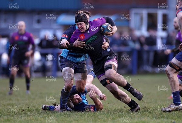 100126 - Narberth v Pontypridd RFC - WRU Premiership - Ethan Evans of Pontypridd