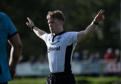 101026 - Narberth v Pontypridd - Admiral WRU Premiership - Referee Paddy Bateman