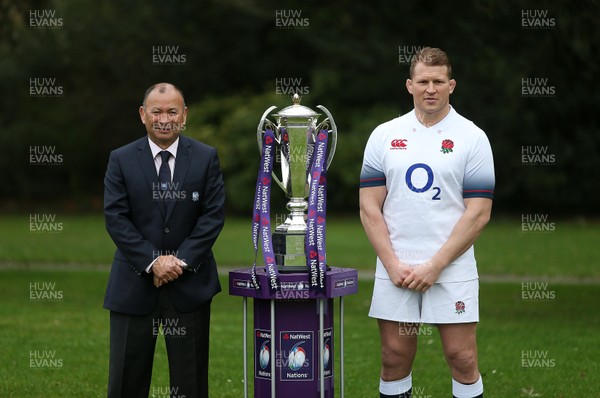 240118 - Natwest 6 Nations Launch - England Head Coach Eddie Jones and Captain Dylan Hartley