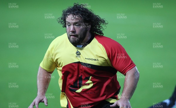 240812 - Neath RFC v Adam Jones Invitation XV, Adam Jones Testimonial Match - Adam Jones in action during his Testimonial Match