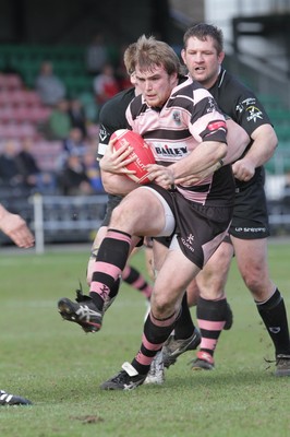 250212 - Neath v Cardiff - Welsh Premiership - Kristian Dacey of Cardiff on the attack