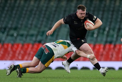 120426 - Neath v Merthyr - Mens Premiership Cup Final - Mason Morgan of Neath
