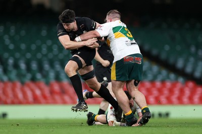 120426 - Neath v Merthyr - Mens Premiership Cup Final - Matthew Davies of Neath
