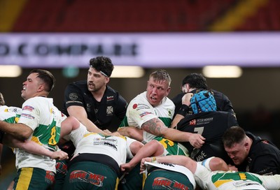 120426 - Neath v Merthyr - Mens Premiership Cup Final - Craig Locke of Merthyr