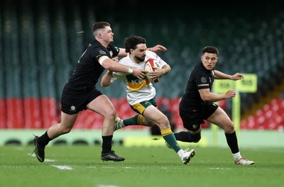 120426 - Neath v Merthyr - Mens Premiership Cup Final - Jacob Lloyd of Merthyr