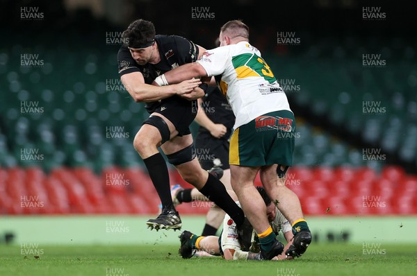 120426 - Neath v Merthyr - Mens Premiership Cup Final - Matthew Davies of Neath