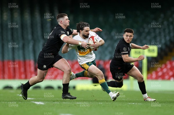 120426 - Neath v Merthyr - Mens Premiership Cup Final - Jacob Lloyd of Merthyr
