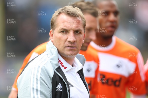 16.07.11 - Neath v Swansea City, pre-season friendly -  Swansea's manager Brendan Rodgers 