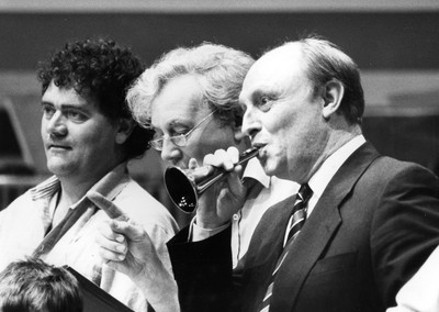 Neil Kinnock and Max Boyce 230787