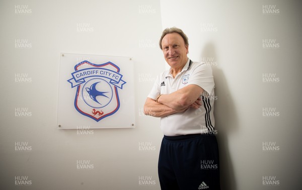 240118 - Cardiff City manager Neil Warnock at the club's training base near Cardiff ahead of this weekends FA Cup match with Manchester City