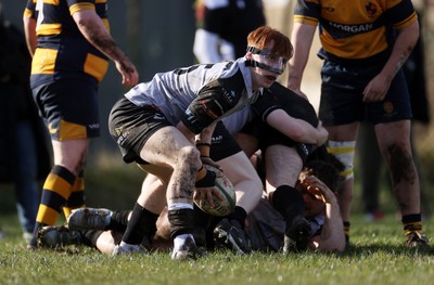 010325 - Nelson Nomads v Aberdare Athletic - WRU Athletic Mid District Division A - Ryley Hughes of Nelson 