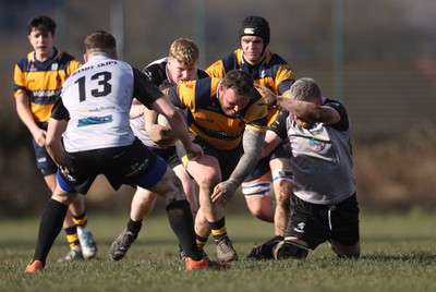 010325 - Nelson Nomads v Aberdare Athletic - WRU Athletic Mid District Division A - Alex Evans of Aberdare 