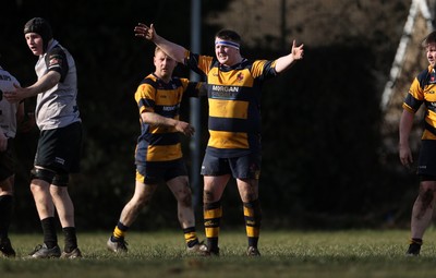 010325 - Nelson Nomads v Aberdare Athletic - WRU Athletic Mid District Division A - Gavin Barrett of Aberdare 