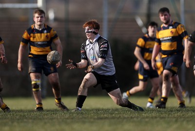 010325 - Nelson Nomads v Aberdare Athletic - WRU Athletic Mid District Division A - Ryley Hughes of Nelson 