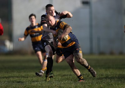 010325 - Nelson Nomads v Aberdare Athletic - WRU Athletic Mid District Division A - Cameron Samuel of Aberdare 