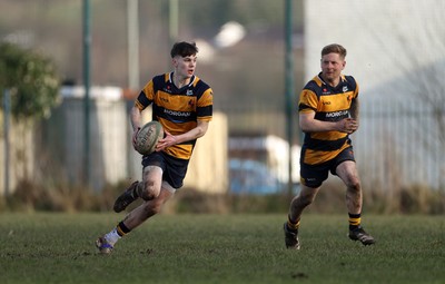 010325 - Nelson Nomads v Aberdare Athletic - WRU Athletic Mid District Division A - Eamon Fenech of Aberdare 