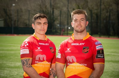 180418 - New Dragons Player signings - Jacob Botica, left and Tiann Loots