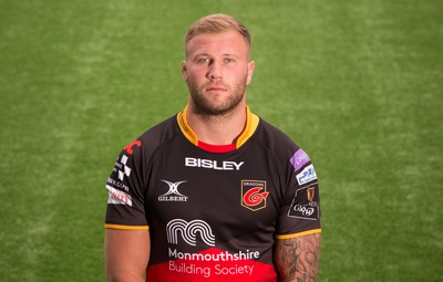 240518 - New Dragons Signings - New Dragons signing Ross Moriarty at Rodney Parade