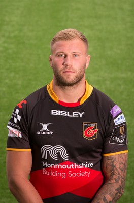 240518 - New Dragons Signings - New Dragons signing Ross Moriarty at Rodney Parade