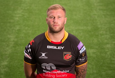 240518 - New Dragons Signings - New Dragons signing Ross Moriarty at Rodney Parade