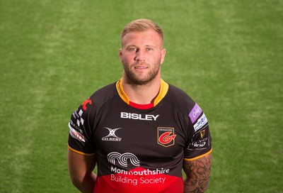 240518 - New Dragons Signings - New Dragons signing Ross Moriarty at Rodney Parade