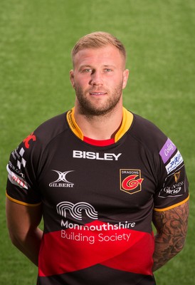 240518 - New Dragons Signings - New Dragons signing Ross Moriarty at Rodney Parade