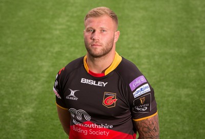 240518 - New Dragons Signings - New Dragons signing Ross Moriarty at Rodney Parade
