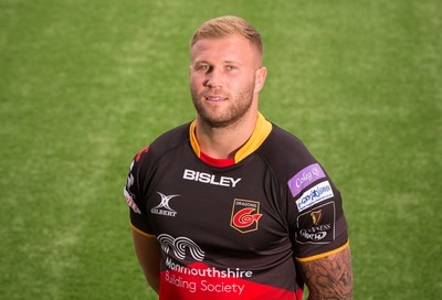 240518 - New Dragons Signings - New Dragons signing Ross Moriarty at Rodney Parade