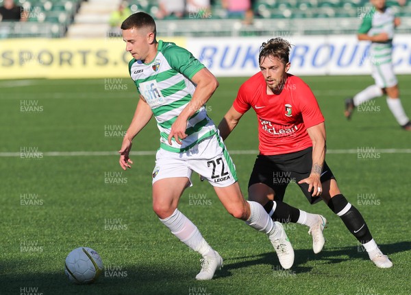 150721 The New Saints v Glentoran, UEFA Europa Conference League First Qualifying Round Second Leg - Danny Davies of The New Saints breaks away