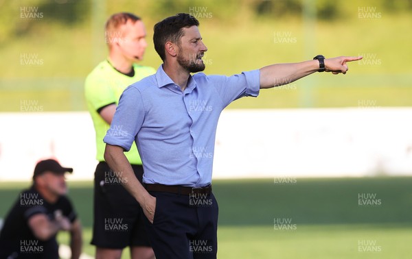 150721 The New Saints v Glentoran, UEFA Europa Conference League First Qualifying Round Second Leg - The New Saints Head Coach Anthony Limbrick during the match