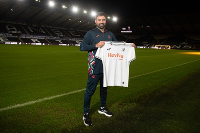 241125 - Vitor Matos is announced as new Swansea City Head Coach at the Swanseacom Stadium 