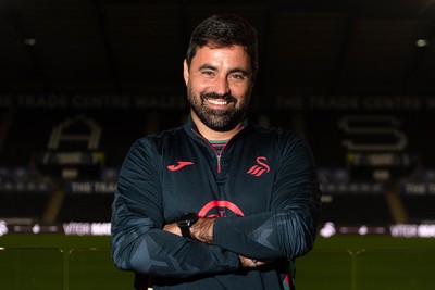 241125 - Vitor Matos is announced as new Swansea City Head Coach at the Swanseacom Stadium 
